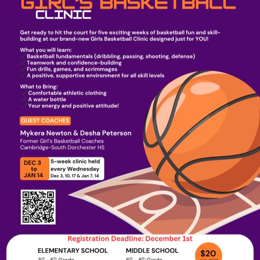 2025 Small & Tall Girls Basketball Clinic