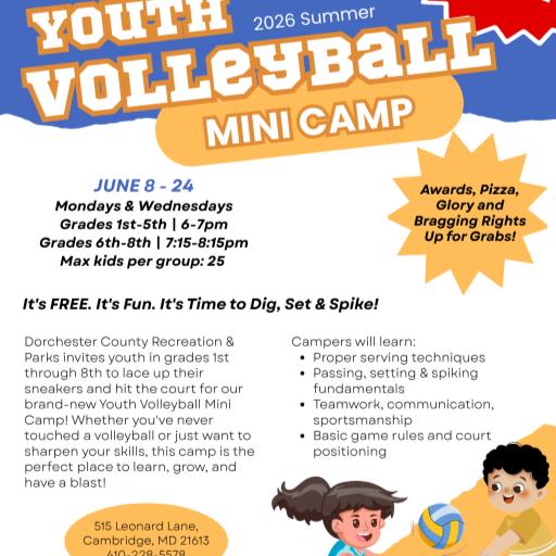 2026 Summer Youth Volleyball Mini Camp