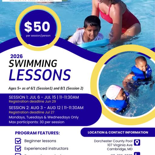 2026 Swimming Lessons