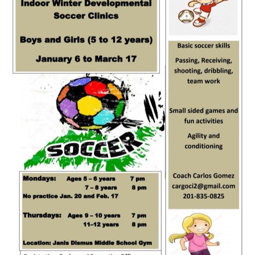 Indoor Winter Developmental Soccer