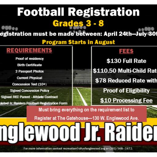 2023 Englewood Jr. Raiders Football 