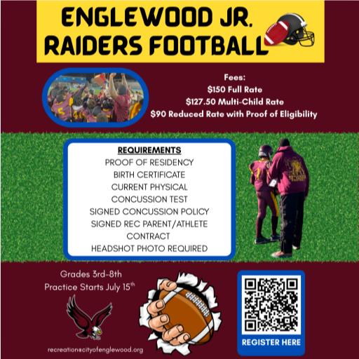 2025 Englewood Jr. Raiders Football 