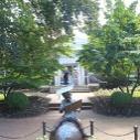 Library Point – Full Use (Full use of grass area in front of Library from patio to evergreen tree)