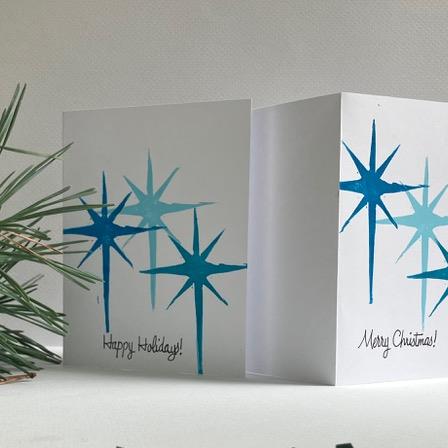 Block Printing- Holiday Cards
