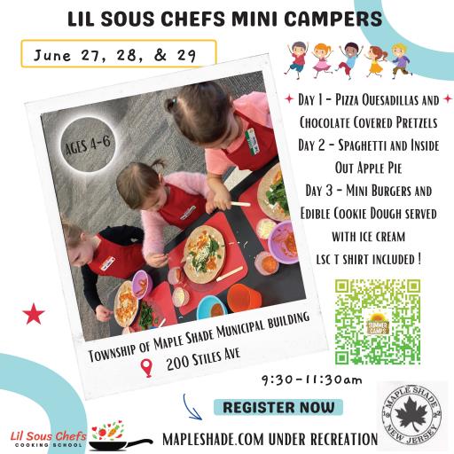 Lil Sous Chefs Mini Cooking Camp Lil Sous Chefs Mini Cooking Camp