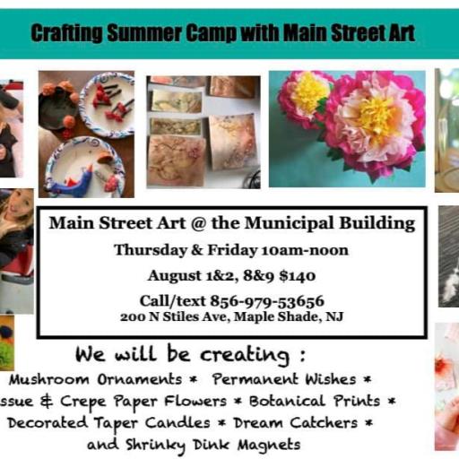 Crafting Summer Camp with Main Street Art