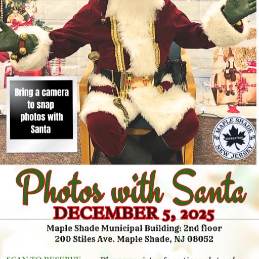 Photos with Santa  6:00-6:45PM