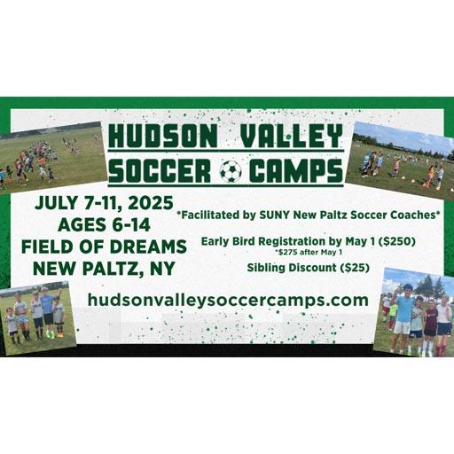 Hudson Valley Soccer Camp (Field of Dreams) – July 7th to 11th