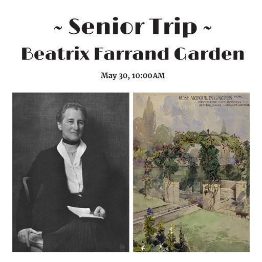 Senior Spring Garden Trips 2025