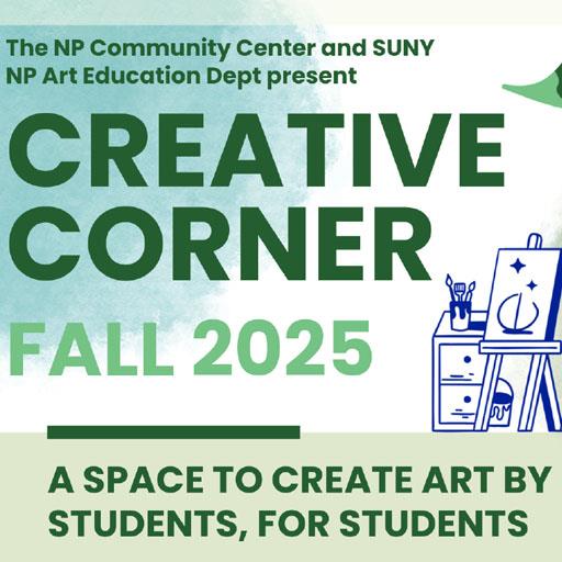 Creative Corner Returns! Every Friday starting  September 19!