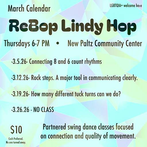 Thursday Evening Lindy Hop Sessions with Tank!