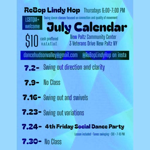 Thursday Evening Lindy Hop Sessions with Tank!