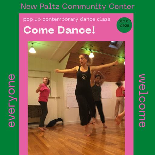 Modern Dance Pop Up with Hannah Fox – Monday, Dec. 8th