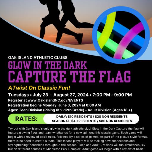 (Summer) Glow In The Dark Capture The Flag- ADULT DIVISION: SEASON PASS