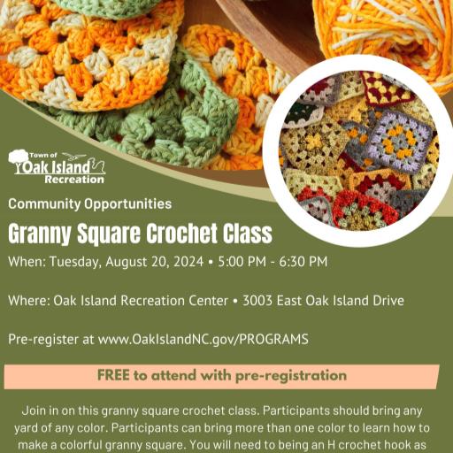 Granny Square Crochet Class