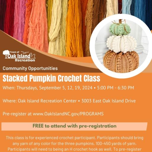 Fall Pumpkin Crochet Class