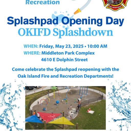 Splash Pad Opening Day