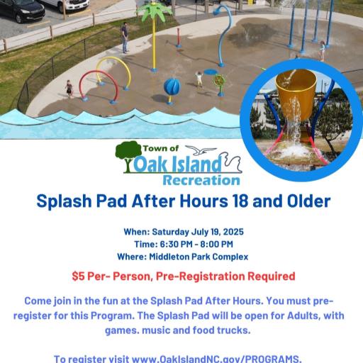 Splashpad after hours 18 and older