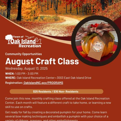 August Craft Class