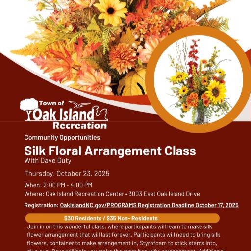 Silk Floral Arrangement Class