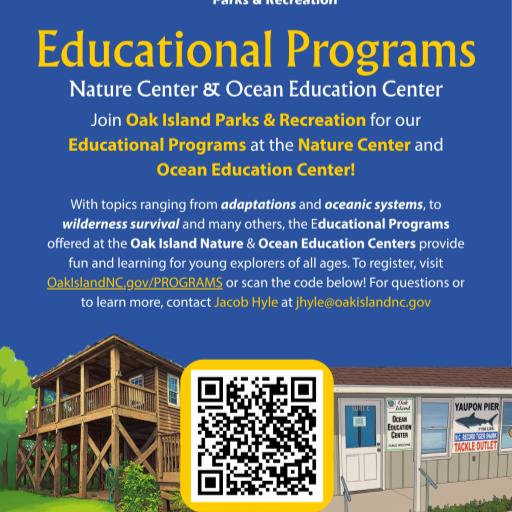 Nature Center and Ocean Education Center - Educational Programs 