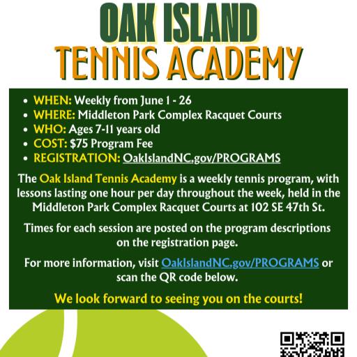 Oak Island Tennis Academy (2026)