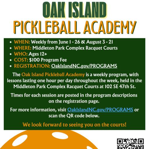 Oak Island Pickleball Academy (2026)