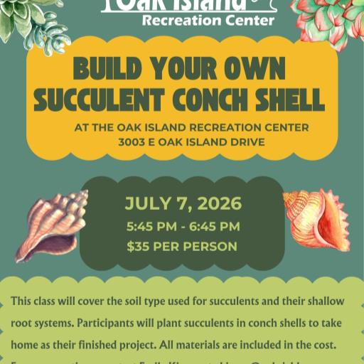 Build Your Own Succulent Conch Shell