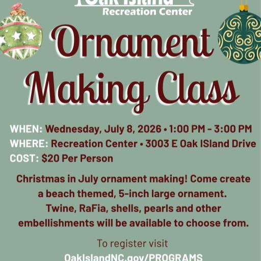 Ornament Making Class