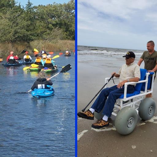 Rentals: Kayaks and Wheelchairs