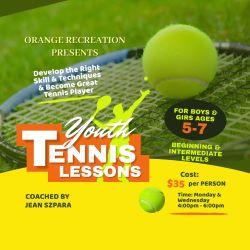 Youth Tennis Program 2024