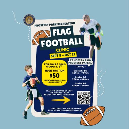 2026 Prospect Park Flag Football Clinic
