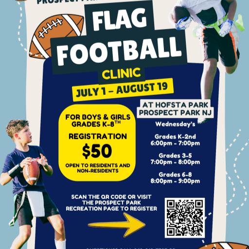 2026 Prospect Park Flag Football Clinic