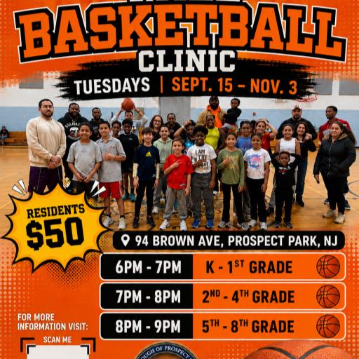 Fall 2026 Prospect Park Youth Basketball Clinic