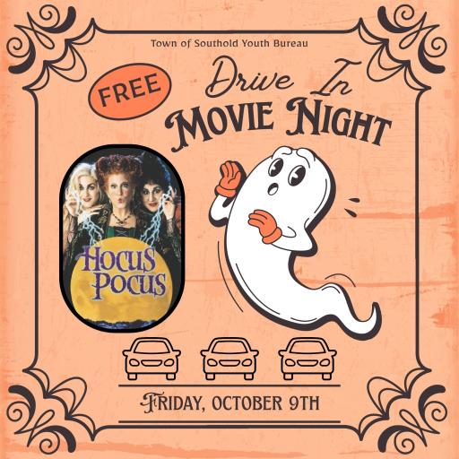 Halloween Movie Night! Friday, October 9th @ 6:30 PM