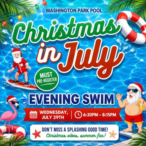 Christmas in July - Evening Swim