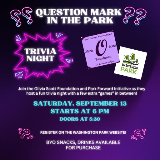 Question Mark in the Park - Trivia Night